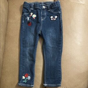 Koala Kids Blue Embroidered Jeans